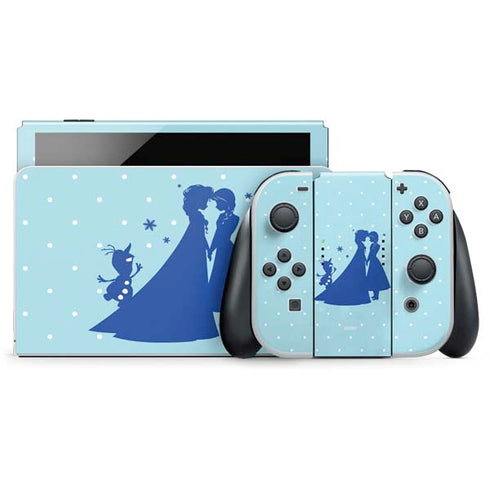 Disney Frozen Frozen Silhouettes Nintendo Switch OLED (2021) Skin